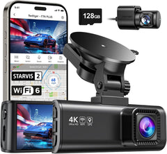 REDTIGER 4K Dash Cam Front Rear, STARVIS 2 Sensor