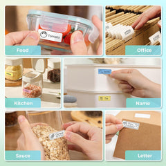 Nelko Label Maker Machine with Tape, P21 Bluetooth Label Printer