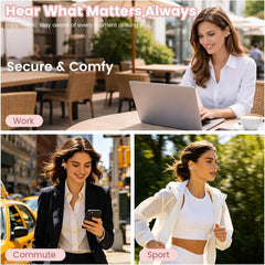 Wireless Clip-On Open Earbuds