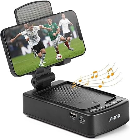 Phone Stand with Bluetooth Speaker BT5.3
