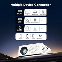 TMY 1080P Full HD Portable Mini Projector