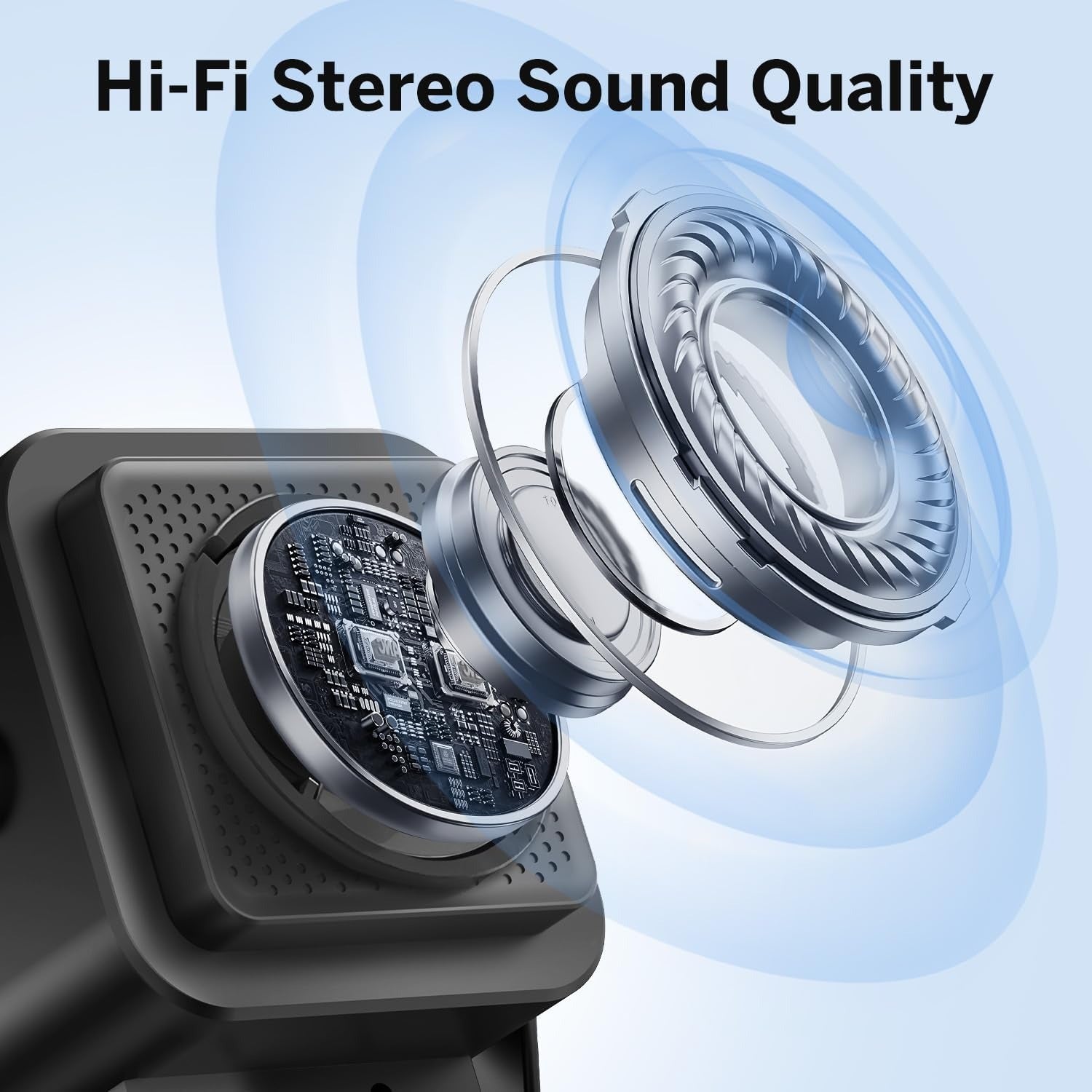 Wireless Induction Speaker 5-in-1 Bluetooth Speaker with Phone Stand,Stereo Sound