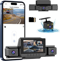 4 Channel Dash Cam 360 View for All-Round Protection