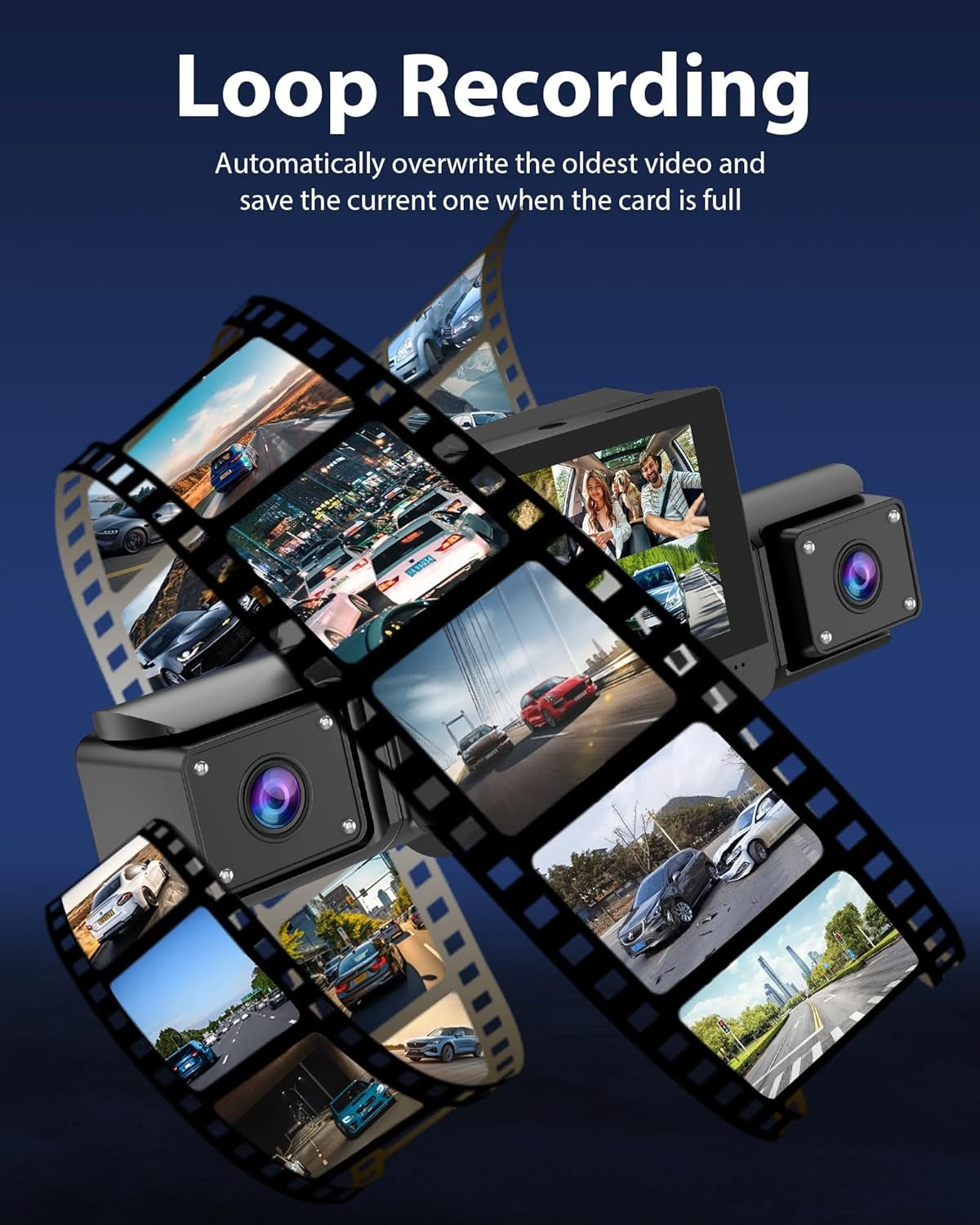 4 Channel Dash Cam 360 View for All-Round Protection