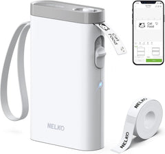 Nelko Label Maker Machine with Tape, P21 Bluetooth Label Printer
