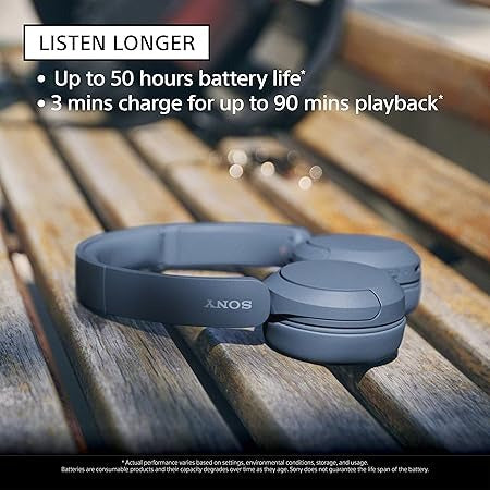 Sony WH-CH520 Wireless Headphones Bluetooth