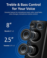Philips X5206 Bluetooth Party Speaker - 14 Hours Play Time