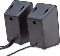 Amazon Basics USB-Powered Computer Speakers with Volume Control
