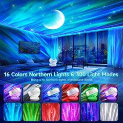 Galaxy Projector with 300+ Light Effects Sound Machine