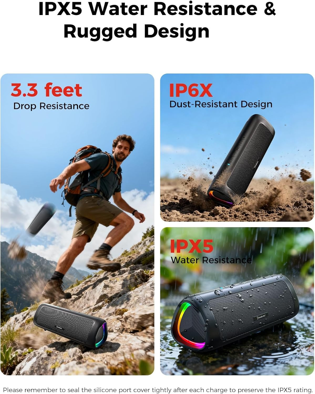 BolaButty Bluetooth Speaker Portable Wireless